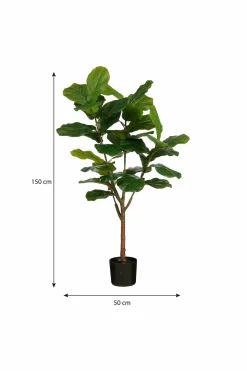 MICA DECORATIONS - Mica decorations - ficus lyrata plante artificielle vert h150