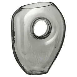 MICA DECORATIONS - Mica decorations - vase en verre gris h22,5