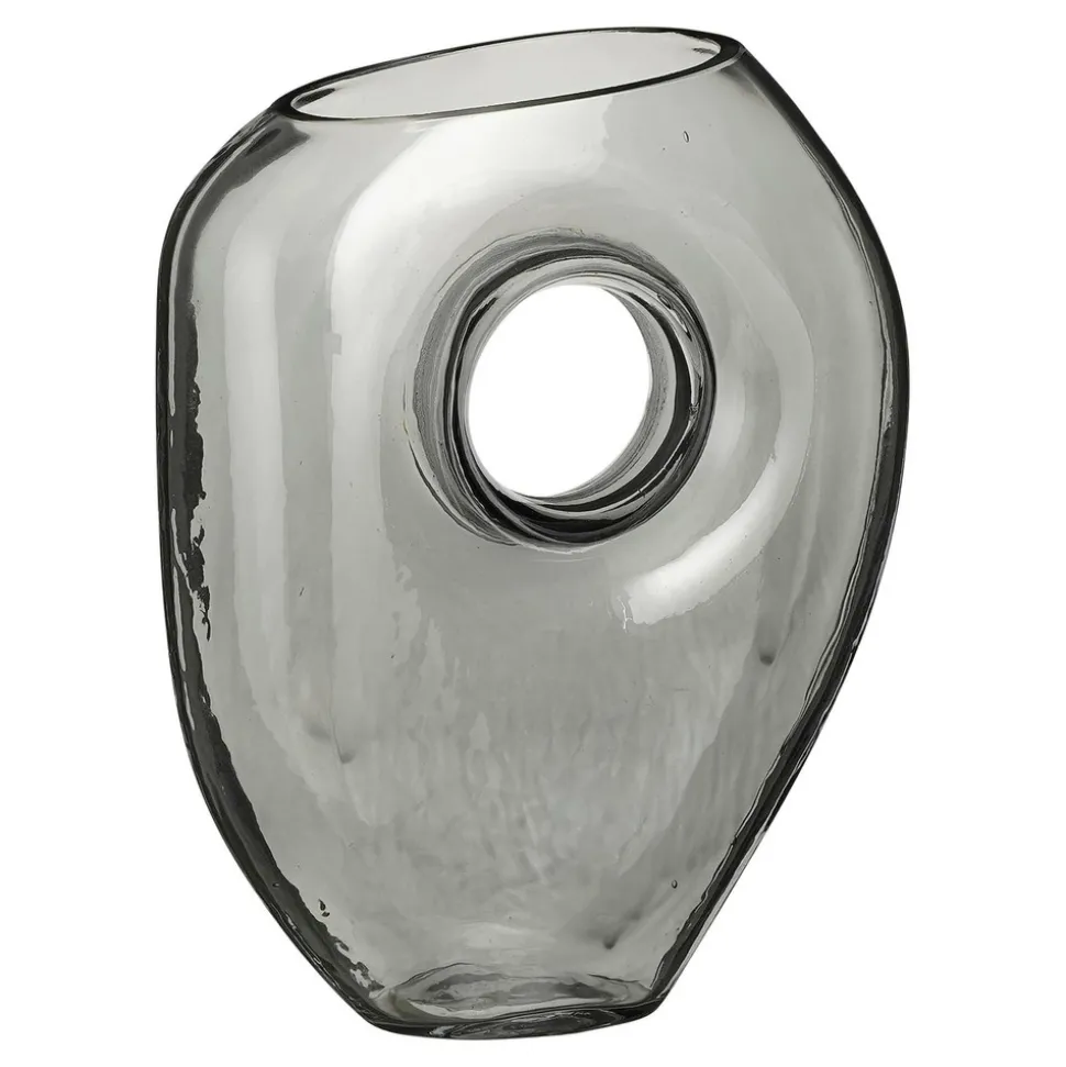 MICA DECORATIONS - Mica decorations - vase en verre gris h22,5