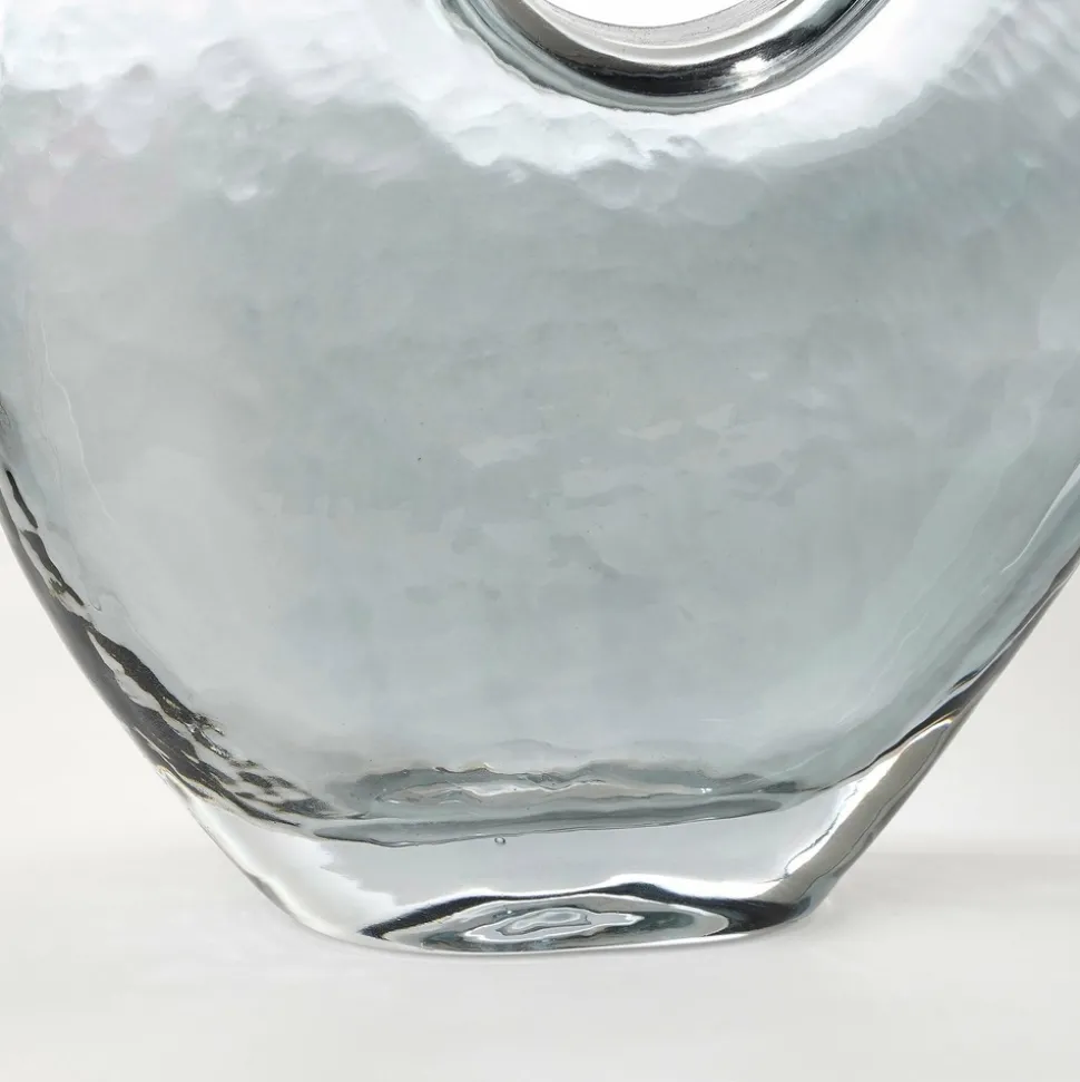 MICA DECORATIONS - Mica decorations - vase en verre gris h22,5