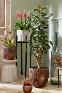 MICA DECORATIONS - Mica decorations - vase bouteille en verre recyclé h100