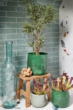 MICA DECORATIONS - Mica decorations - vase bouteille en verre recyclé h100