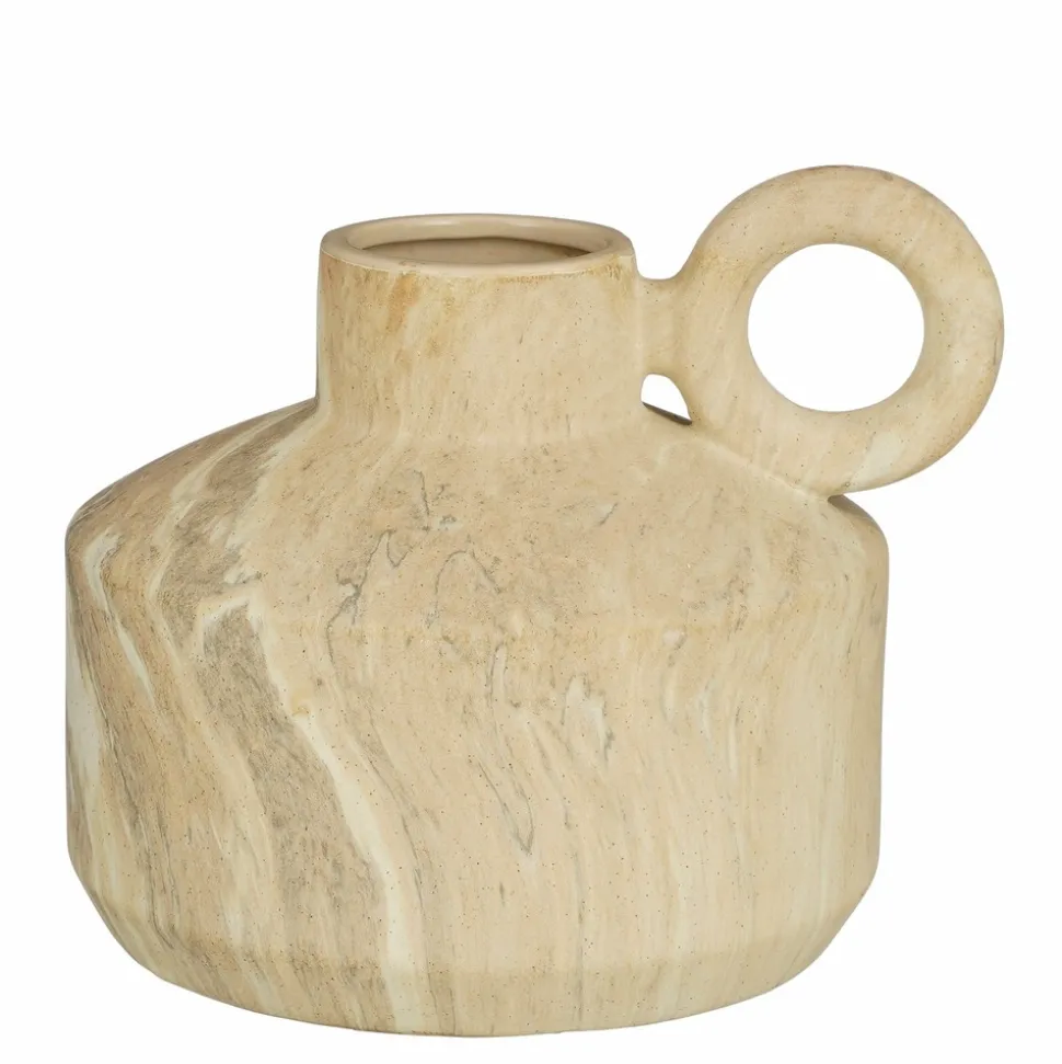 MICA DECORATIONS - Mica decorations - vase en céramique beige h27