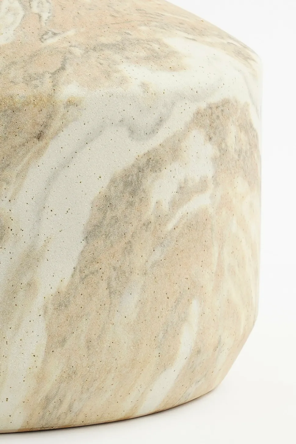 MICA DECORATIONS - Mica decorations - vase en céramique beige h27