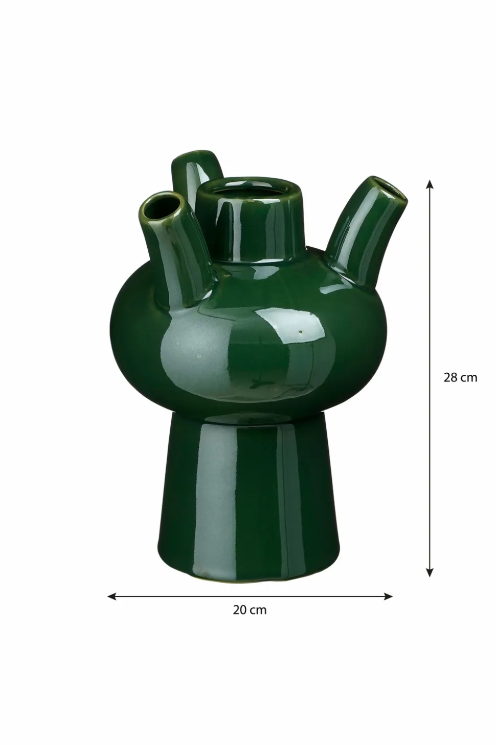 MICA DECORATIONS - Mica decorations - vase en céramique vert h28