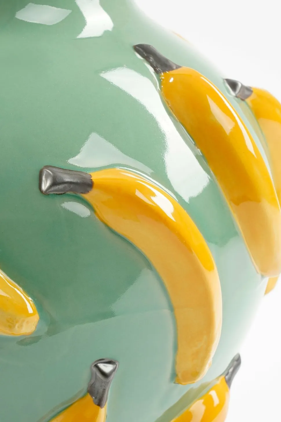 MICA DECORATIONS - Mica decorations - vase en céramique vert clair h38