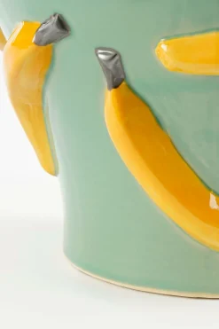 MICA DECORATIONS - Mica decorations - vase en céramique vert clair h38