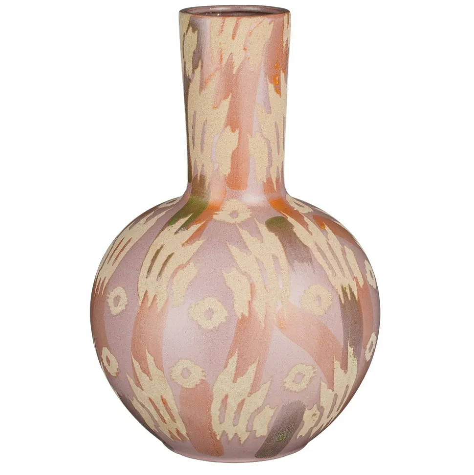 MICA DECORATIONS - Mica decorations - vase en céramique rose et beige h34