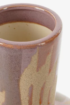 MICA DECORATIONS - Mica decorations - vase en céramique rose et beige h34