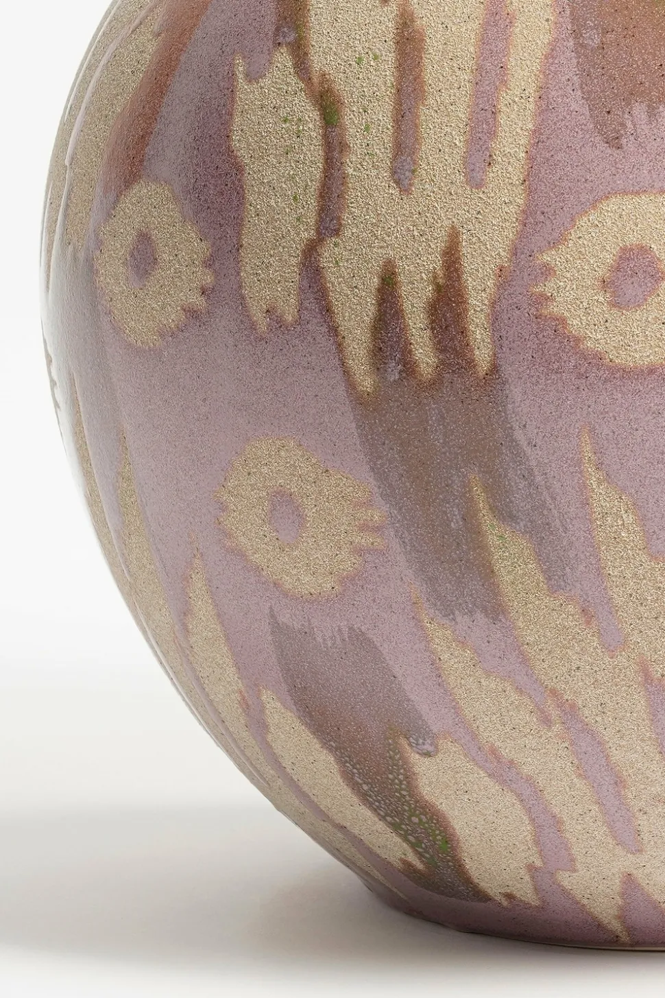 MICA DECORATIONS - Mica decorations - vase en céramique rose et beige h34