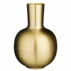 MICA DECORATIONS - Mica decorations - vase en métal doré h42