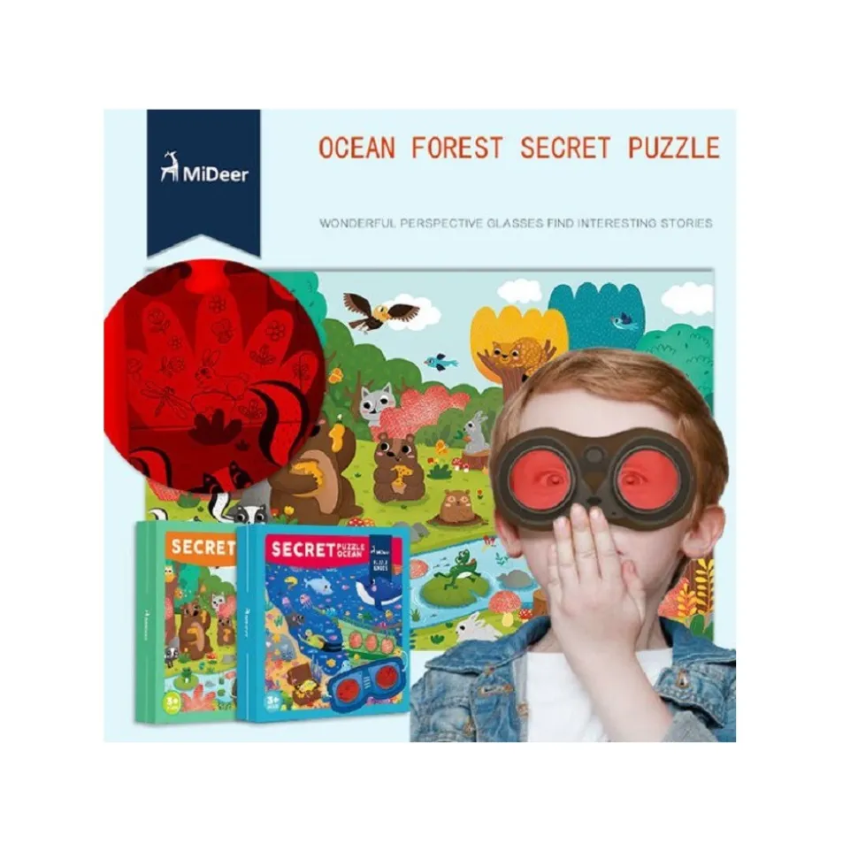 MIDEER - Puzzle détective océan