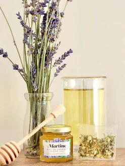 MIEL MARTINE - Coffret infusions – miels «chic martine»