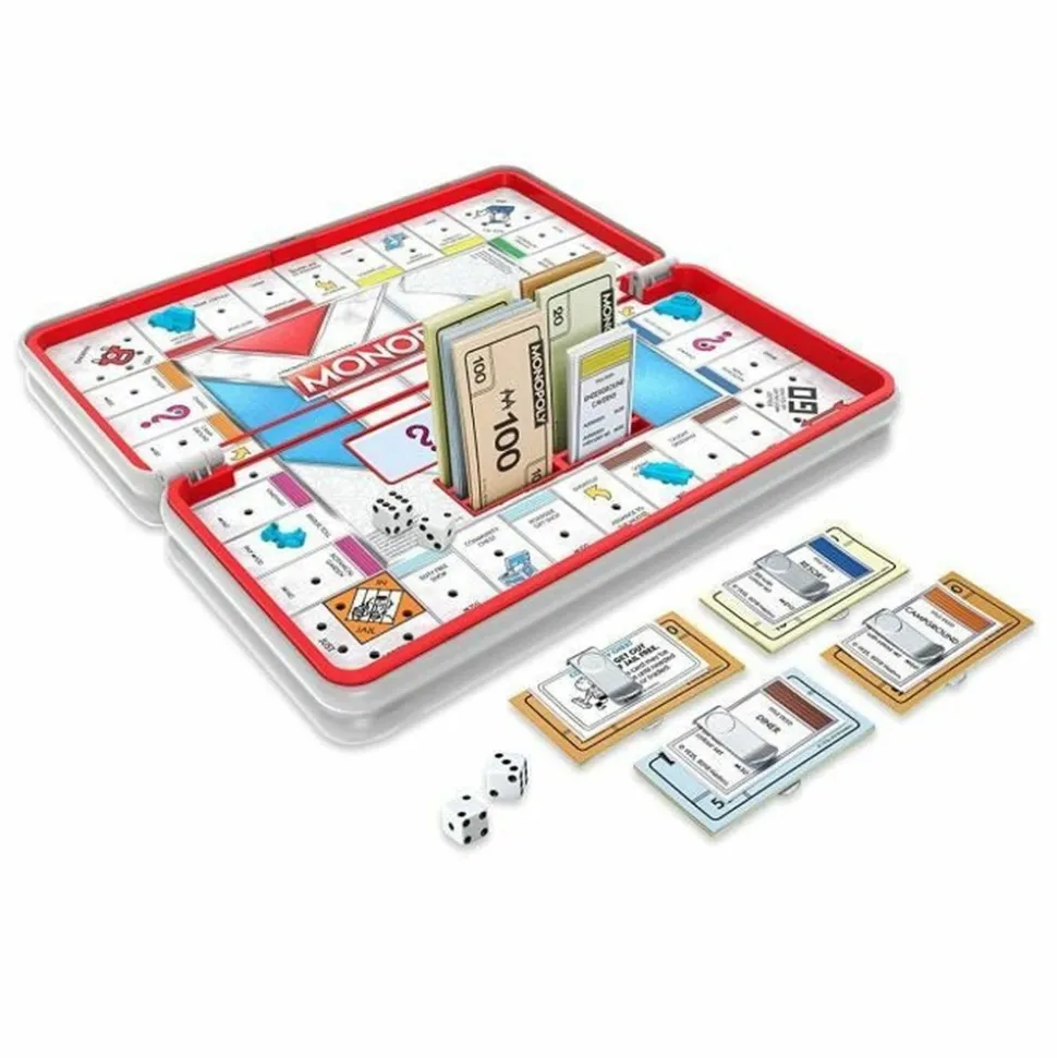 MONOPOLY - Monopoly - jeu de societe road trip - jeu de voyage