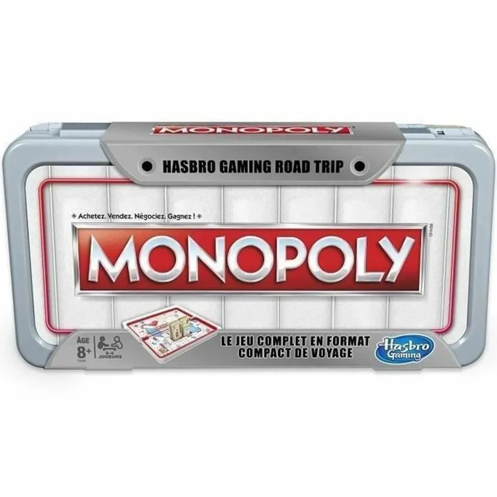 MONOPOLY - Monopoly - jeu de societe road trip - jeu de voyage