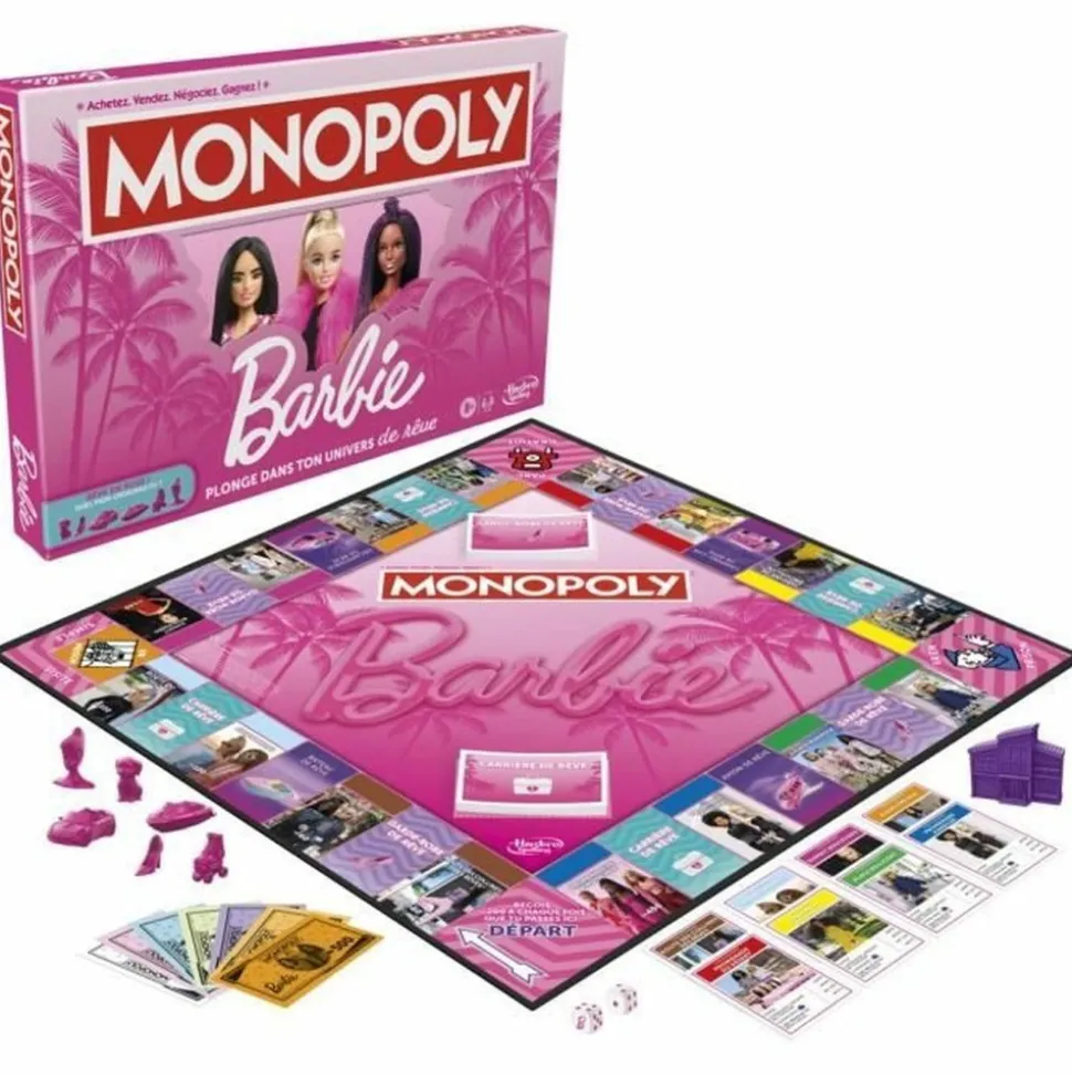 MONOPOLY - Monopoly : édition barbie, jeu de plateau