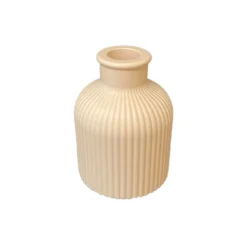 Moule silicone DIY pour support de bougie Vase nervuré D.7 x H.9cm