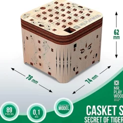 MR PLAYWOOD - Puzzle 3d boîte à secret tigre