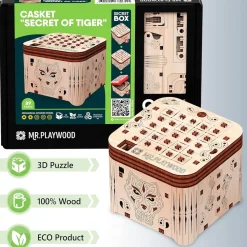 MR PLAYWOOD - Puzzle 3d boîte à secret tigre