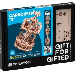 MR PLAYWOOD - Puzzle 3d carrousel s animé