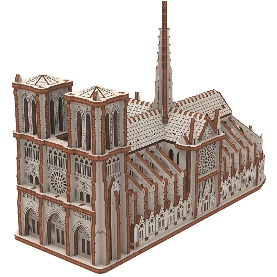 MR PLAYWOOD - Puzzle 3d cathédrale notre dame