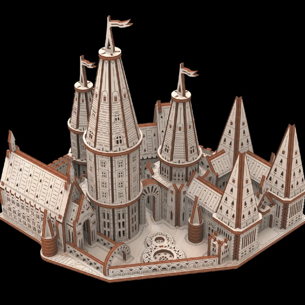 MR PLAYWOOD - Puzzle 3d ecole de magie