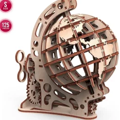 MR PLAYWOOD - Puzzle 3d globe mécanique s
