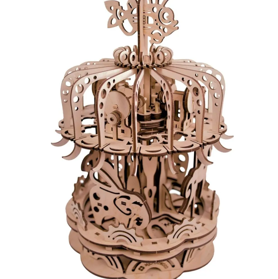 MR PLAYWOOD - Puzzle 3d grand carrousel animé