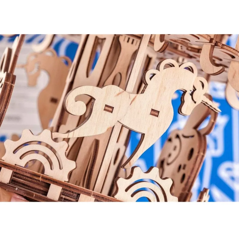 MR PLAYWOOD - Puzzle 3d grand carrousel animé