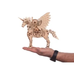 MR PLAYWOOD - Puzzle 3d licorne mécanique s