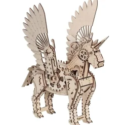 MR PLAYWOOD - Puzzle 3d licorne mécanique