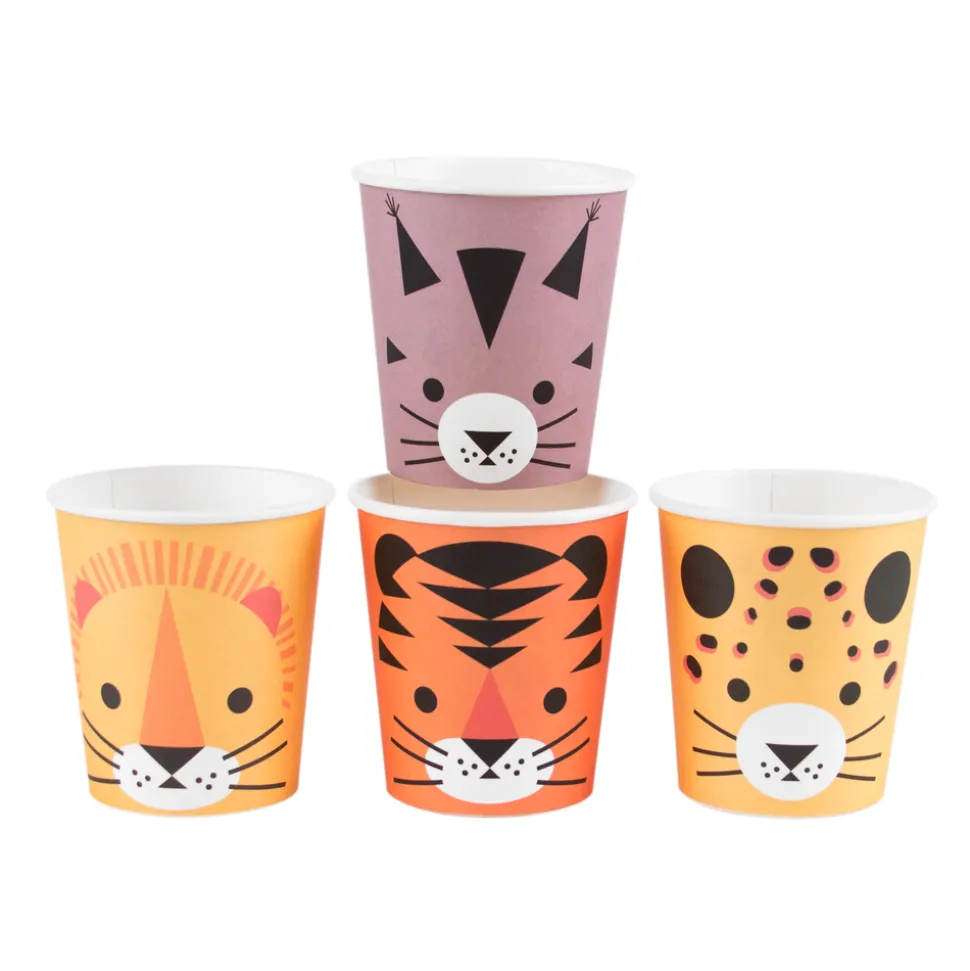 MY LITTLE DAY - 8 Gobelets Mini Félins 22 cl