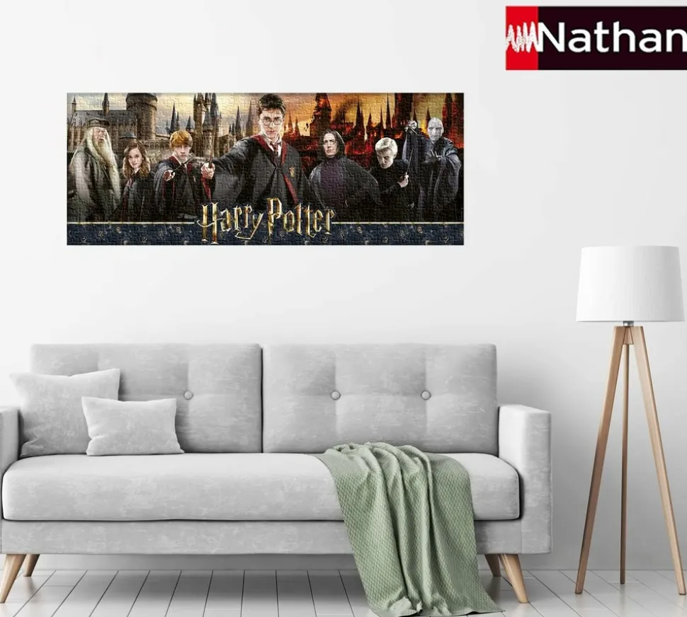 NATHAN - Puzzle guerre des sorciers harry potter 1000 pcs