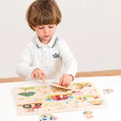 NEW CLASSIC TOYS - Grand puzzle ferme 16 pcs