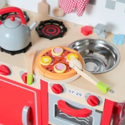 NEW CLASSIC TOYS - Pizza salami en bois à couper