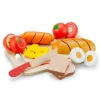 NEW CLASSIC TOYS - Planche d'aliments en bois à découper