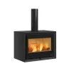 NORDICA - 7115000-poele a bois - dante - noir nordica - dantenoir