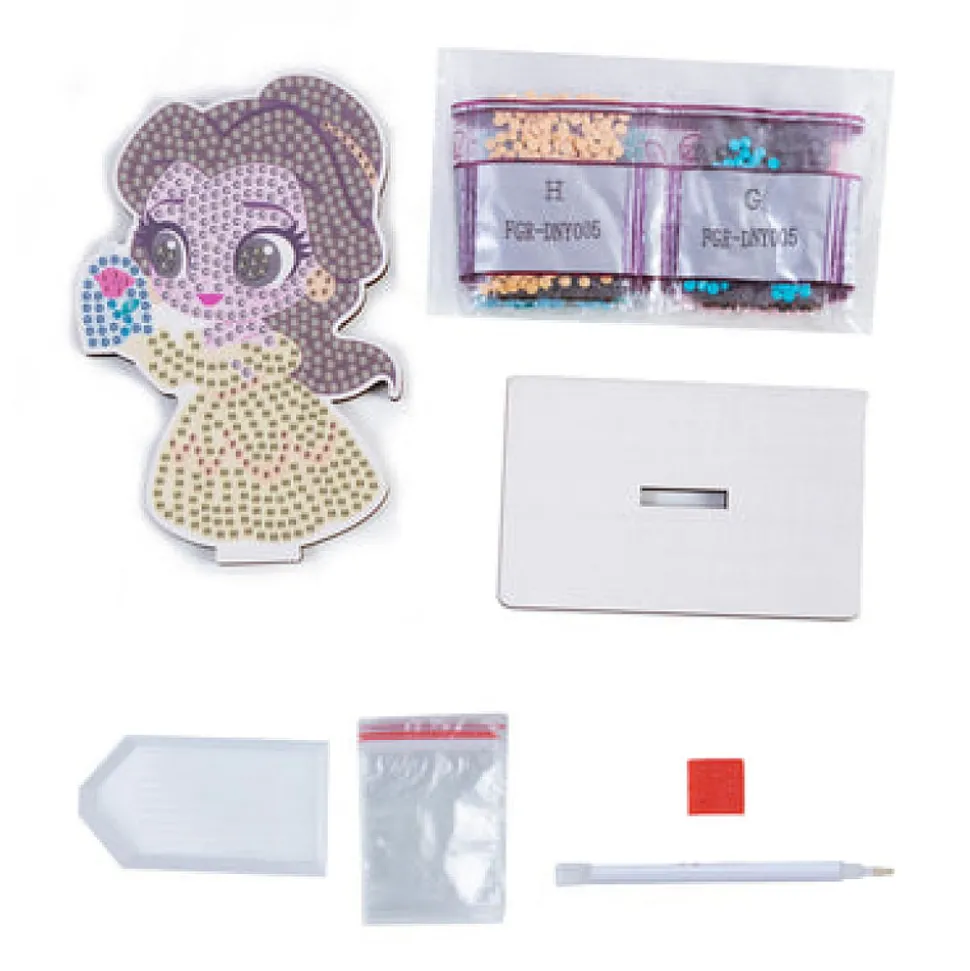 OZ INTERNATIONAL - Kit de diamant pour figurine belle en bois de 15 cm