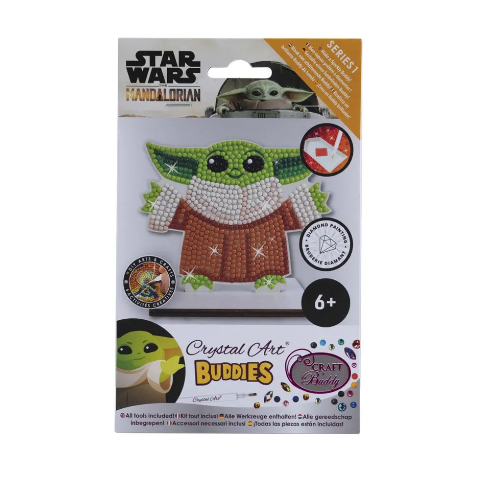 OZ INTERNATIONAL - Kit de figurine à diamanter grogu - création artistique en bois