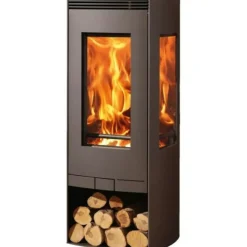 PANADERO - Poele a bois - - alba ecodesign - 9,5 kw - bûches 50 cm