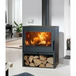 PANADERO - Poele a bois - - garonne ecodesign - 7,1 kw - bûches 50 cm