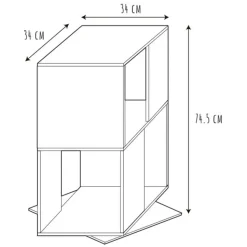 PARIS PRIX - Bibliothèque tournante 