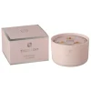 PARIS PRIX - Bougie parfumée en verre "excellent" 13cm rose champagne pâle