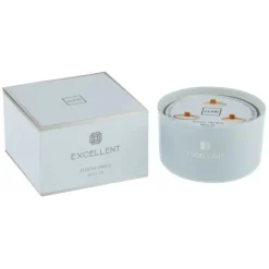 PARIS PRIX - Bougie parfumée en verre "excellent" 13cm white tea