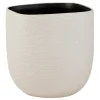 PARIS PRIX - Cache-pot en céramique "audrey" 30cm blanc
