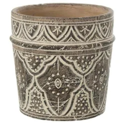 PARIS PRIX - Cache-pot en terre cuite "provina" 23cm naturel