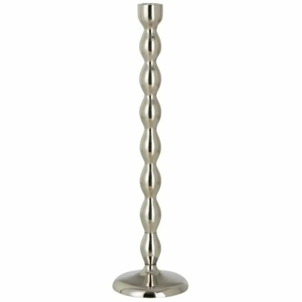 PARIS PRIX - Chandelier design "sphères brillantes" 40cm argent