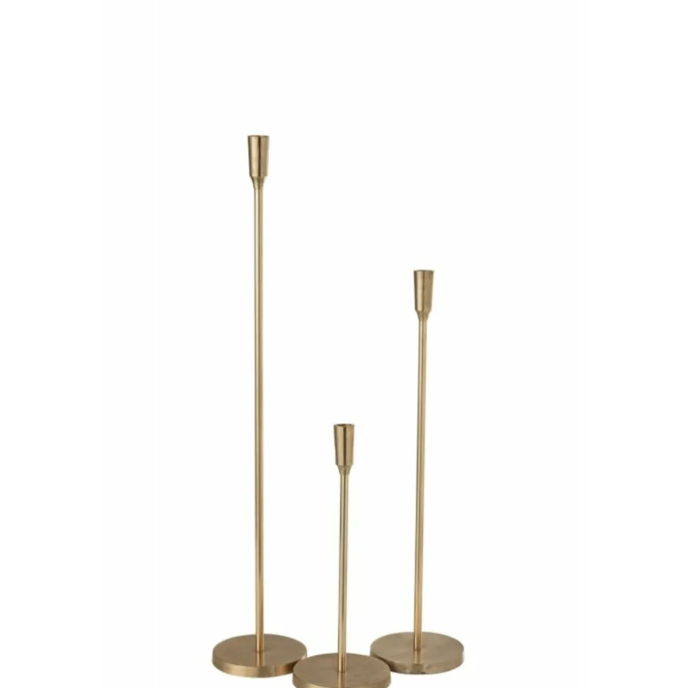 PARIS PRIX - Chandelier en métal "junany" 40cm or