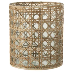 PARIS PRIX - Photophore design "candice" 23cm naturel