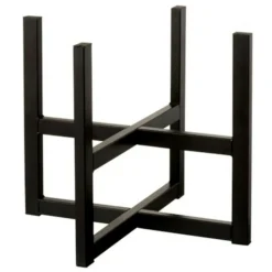 PARIS PRIX - Support pour cache-pot & panier "elsa" 42cm noir